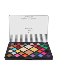 Maroof 30 Eyeshadow & 4 Highlighters Long Lasting Non Toxic Professional Palette, Multicolour