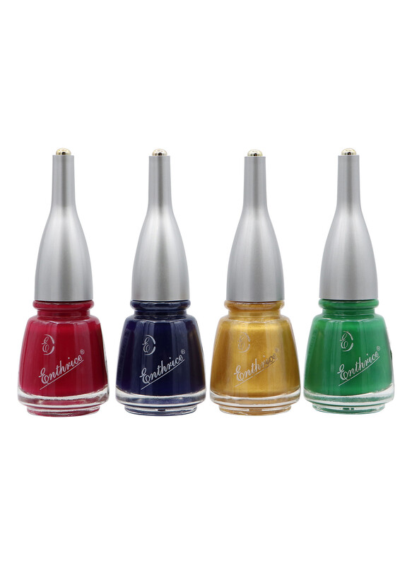 Enthrice Quick Dry Nail Polish 15ml Combo 1-9-16-34 Pack of 4