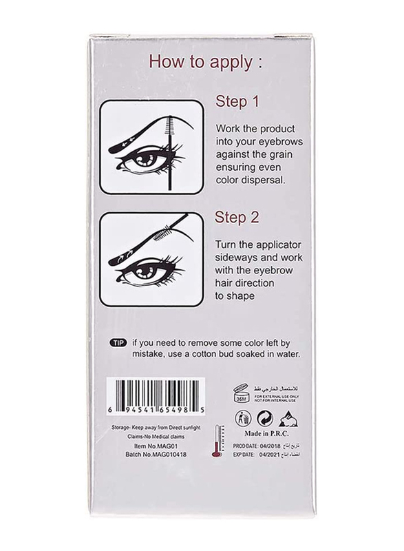 Maroof Eyebrow Styling Mascara, 6.5ml, 03 Brown, Brown