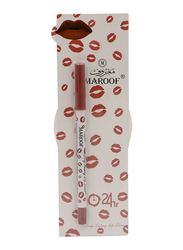 Maroof 24 Hour Long Lasting Water Proof Retractable Matte Lip Liner, 1.2gm, Caramel, Brown