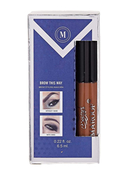 Maroof Eyebrow Styling Mascara, 6.5ml, 04 Brown, Brown