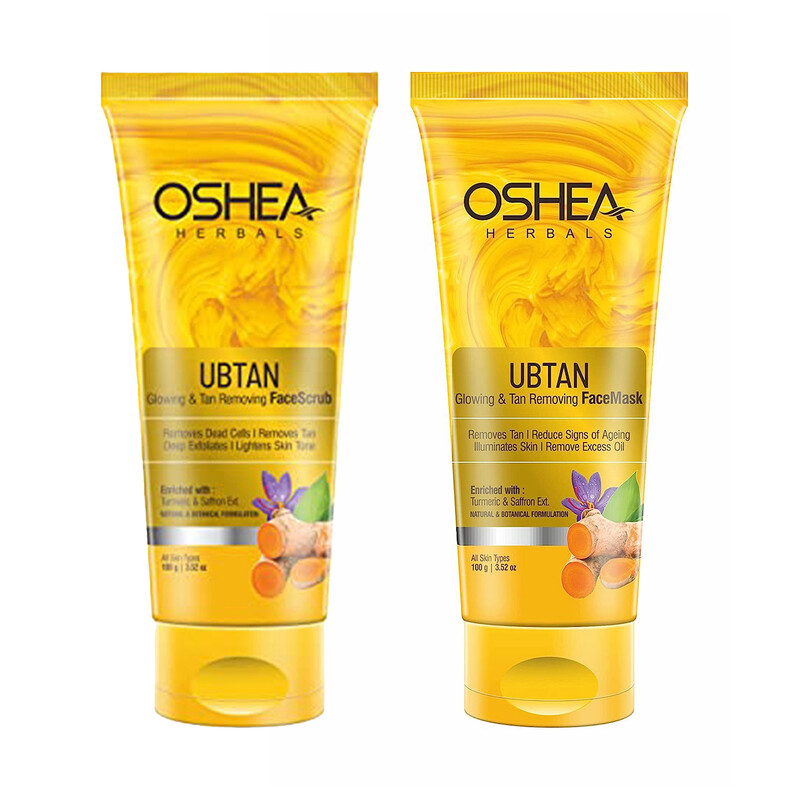 Oshea Herbals Ubtan Glowing and Tan Removing, 300g