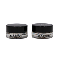 MAROOF Eyebrow Gel 01 Black & Medium Brown