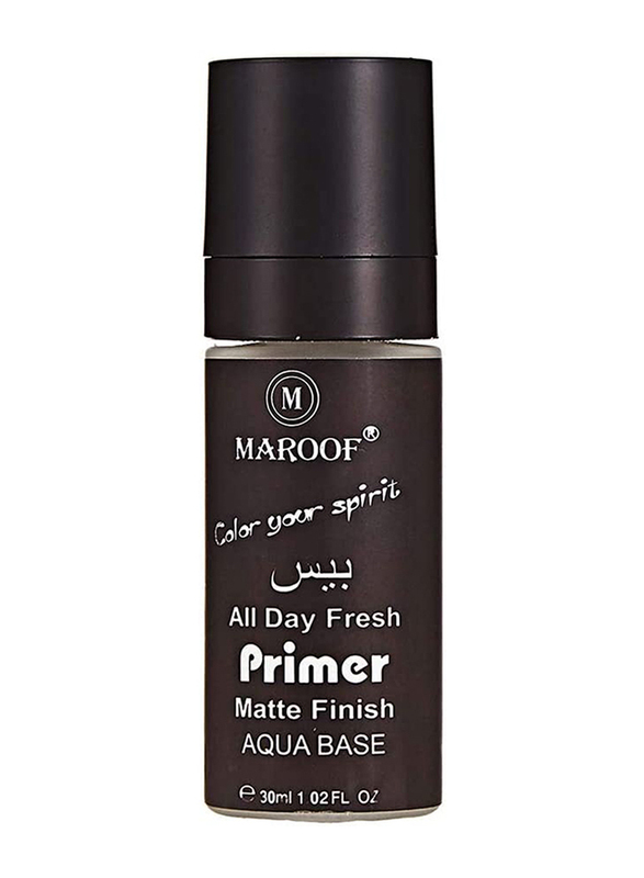 Maroof All Day Fresh Primer, 30ml, Black