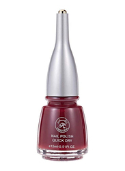 Enthrice Quick Dry Nail Polish, 15ml, 32 Red, Red