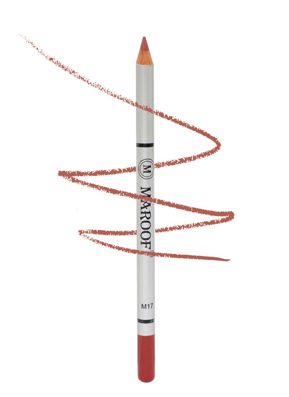 Maroof Soft Eye and Lip Liner Pencil, M17 Light Nude