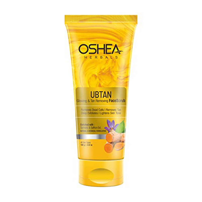 Oshea Herbals Ubtan Glowing and Tan Removing Face Scrub, 100ml