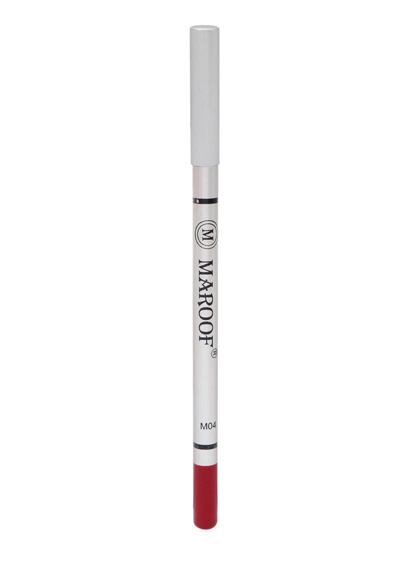 Maroof Soft Eye and Lip Liner Pencil, M04 Rose Red