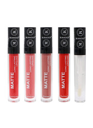 Maroof Matte Long Lasting Lipgloss, 8ml, Everyday Use, Pack of 5