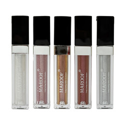 MAROOF Long Lasting Glitter Eyeshadow by Maroof - 08 Nude Bronze, 09 Passion, 20 Cranberry Love, 22 Pearl White, 25 Silver Matte