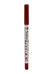 Maroof 24 Hour Long Lasting Water Proof Retractable Matte Lip Liner, 1.2gm, Rosy Lips, Red