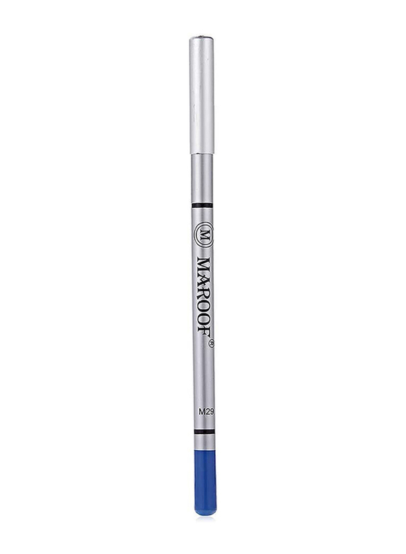 Maroof Soft Eye and Lip Liner Pencil, 29 Blue, Blue