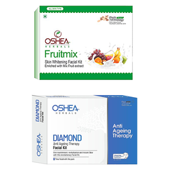 Oshea Herbals Diamond and Fruitmix Facial Kit Set, 126g