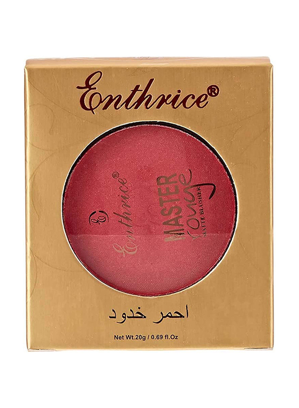 Enthrice Master Rouge Matte Blusher, 20gm, 13 Red, Red