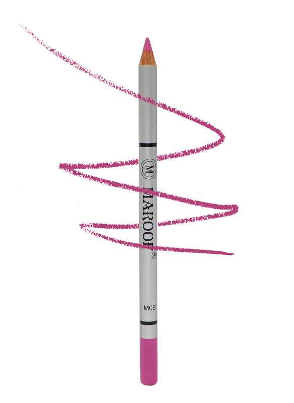 Maroof Soft Eye and Lip Liner Pencil, M09 Neon Pink