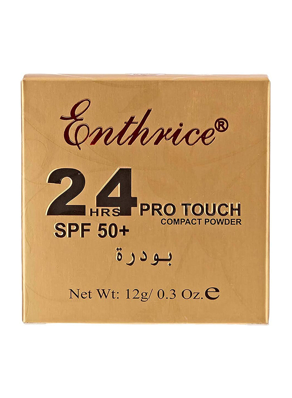 Enthrice 24 Hours Pro Touch Compact Powder, 12gm, 01 Beige