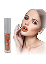 MAROOF 3D Holographic Sparkle Lipgloss 5g, 11 Orange