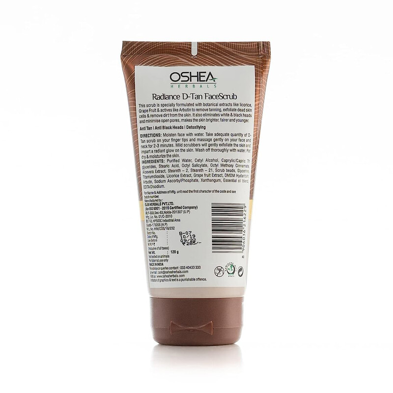 Oshea Herbals Radiance D-Tan Face Pack, 120ml