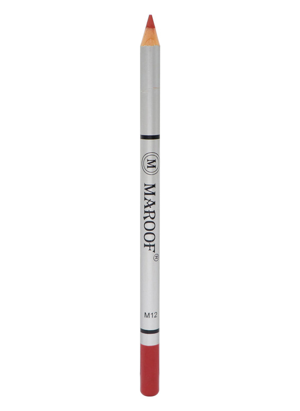 Maroof Soft Eye and Lip Liner Pencil, M12 Matte Red