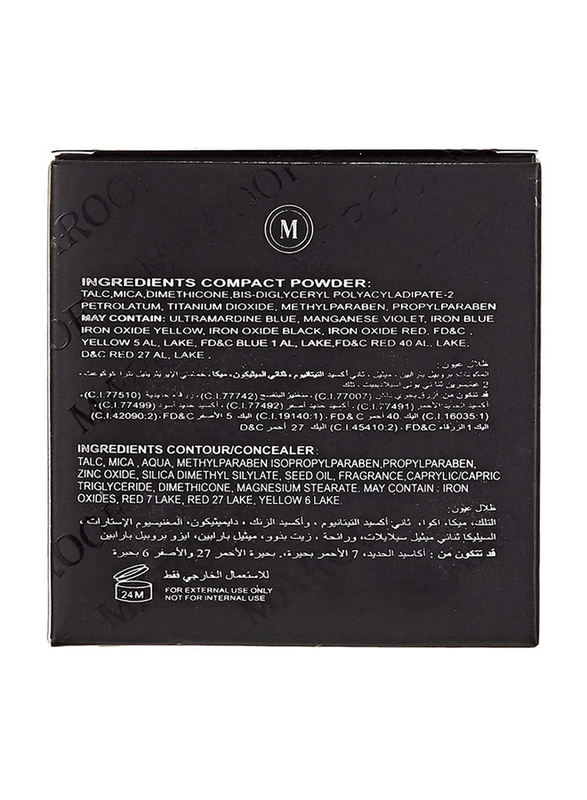 Maroof L'Amour Professional Makeup Pressed Powder, 12g, 03 Beige, Beige