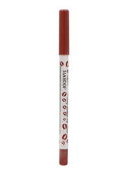 Maroof 24 Hour Long Lasting Water Proof Retractable Matte Lip Liner, 1.2gm, Hazel, Brown