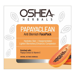 Oshea Herbals Papaya Clean Anti Blemishes Face Pack, 100g