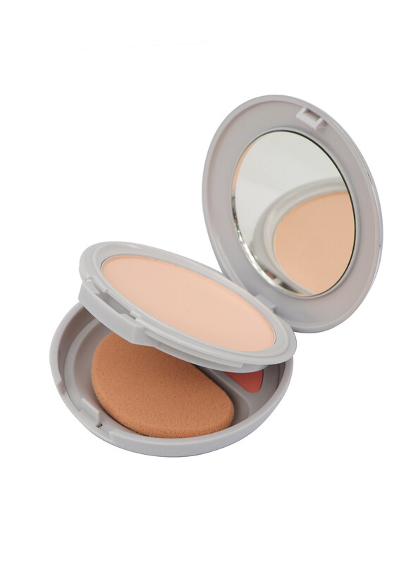 Maroof Three Way Cake Wet and Dry Compact Foundation, 02 Light Ivory