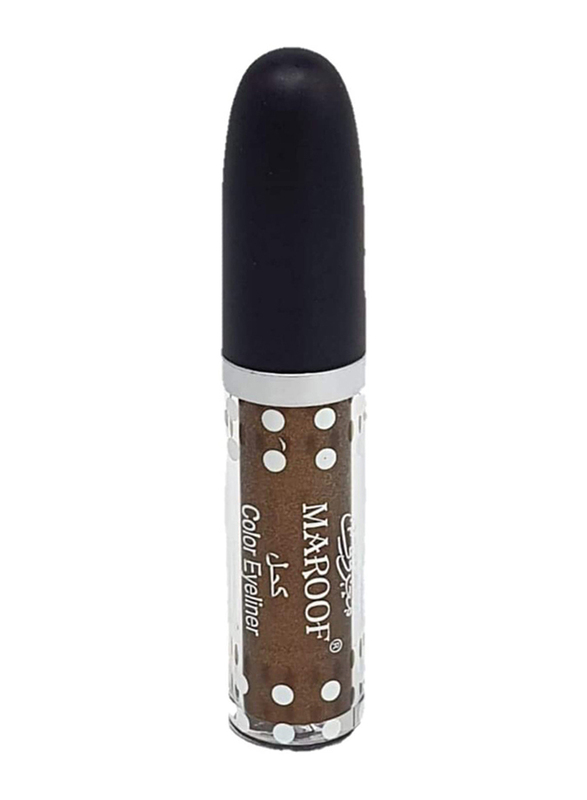 Maroof Color Eyeliner, Dark Brown, Brown