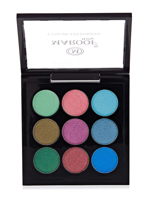 Maroof 9 Color Eyeshadow, 7.2g, 03 Multicolour, Multicolour