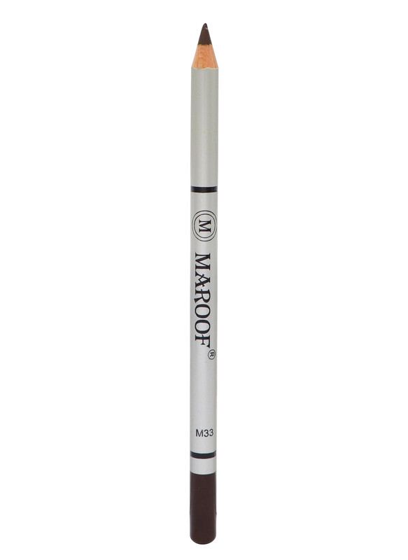 Maroof Soft Eye and Lip Liner Pencil, M33 Dark Brown