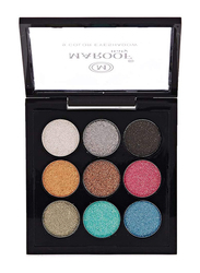 Maroof 9 Color Eyeshadow, 7.2g, 02 Multicolour, Multicolour