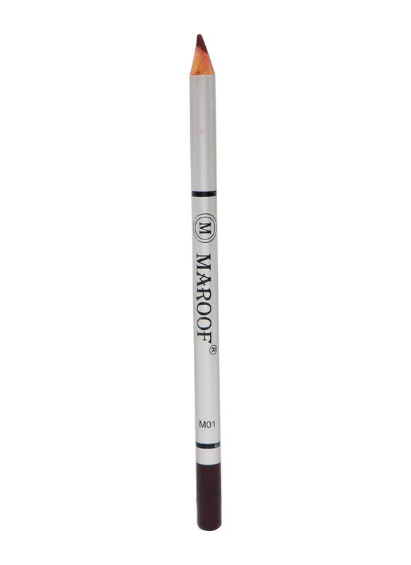 Maroof Soft Eye and Lip Liner Pencil, M01 Plum