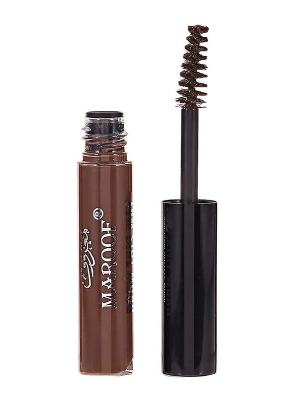 Maroof Eyebrow Styling Mascara, 6.5ml, 10 Brown, Brown