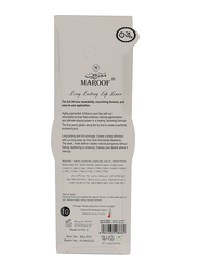 Maroof 24 Hour Long Lasting Water Proof Retractable Matte Lip Liner, 1.2gm, Sand Nude, Beige