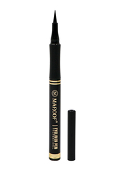 Maroof Professional Waterproof Eyeliner Pen, 2g, Bold Black, Black