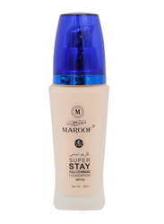 Maroof 24 Hours Full Coverage Liquid Foundation SPF30, 30ml, 01 Fair