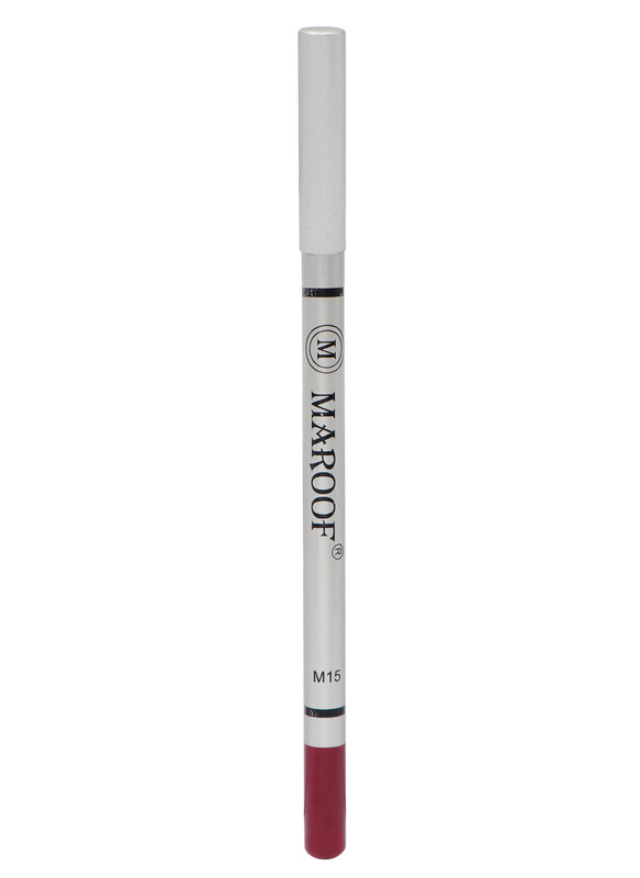 Maroof Soft Eye and Lip Liner Pencil, M15 Fuchsia