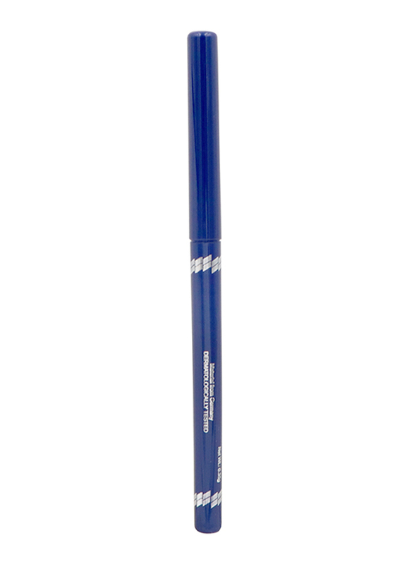 Maroof 24 Hours Long Lasting Water Proof Automatic Real Jet Black Retractable Kajal Eye Pencil, 0.35gm, Royal Blue, Blue