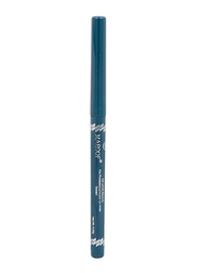 Maroof 24 Hours Long Lasting Water Proof Automatic Real Jet Black Retractable Kajal Eye Pencil, 0.35gm, Navy Blue, Blue