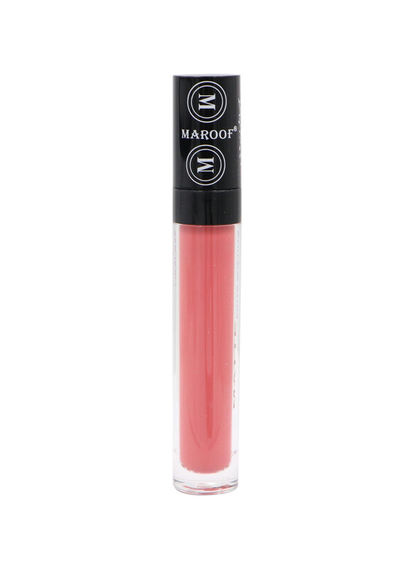 MAROOF Matte Long Lasting Lipgloss 8ml, 11 Peach