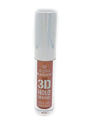 Maroof 3D Holographic Sparkle Lip Gloss, 5g, 13 Dark Brown, Brown