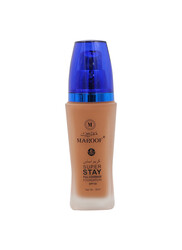 MAROOF 24 Hours Full Coverage Liquid Foundation SPF30, 30ml, 08 Chocolate