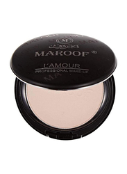 Maroof L'Amour Professional Makeup Pressed Powder, 12g, 02 Beige, Beige