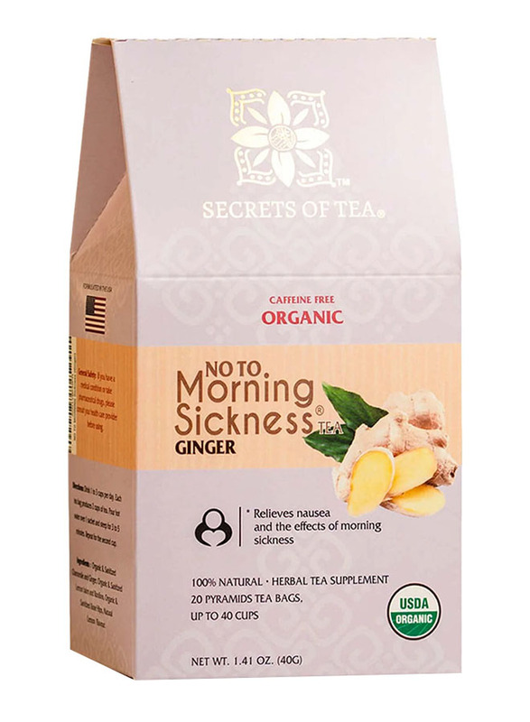 Secrets of Tea Ginger Morning Sickness Tea, 20 Tea Bags