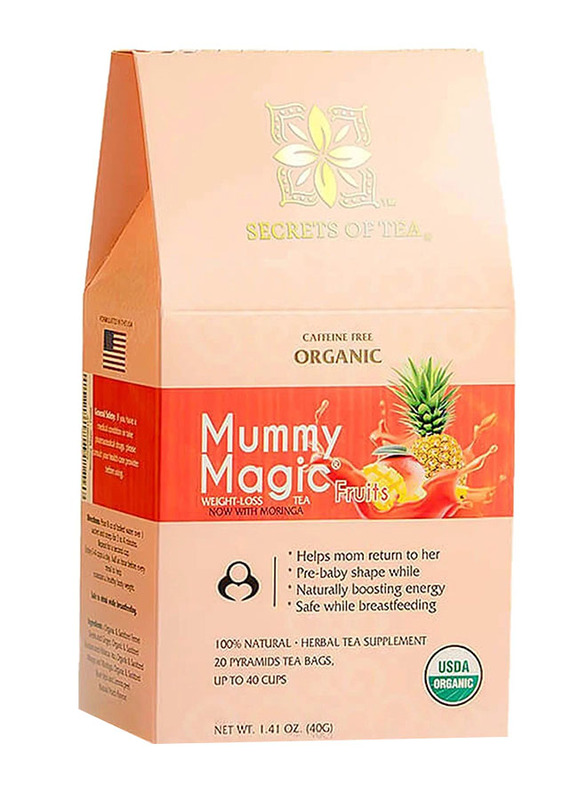 Secrets of Tea Mummy Magic Fruit Weight Loss Slim Tea, 20 Tea Bags