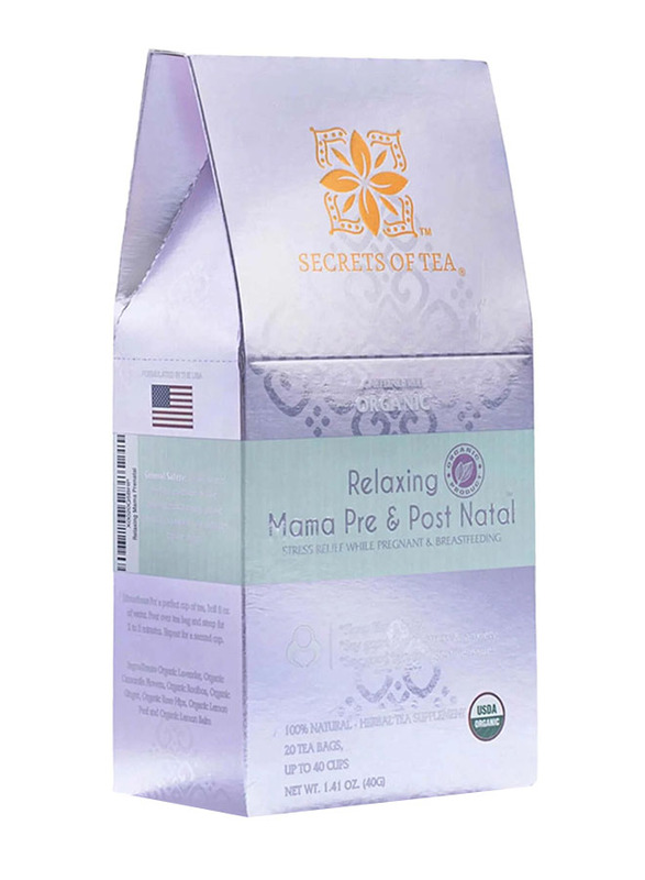 Secrets of Tea Relaxing Mama Stress Relief Tea, 20 Tea Bags