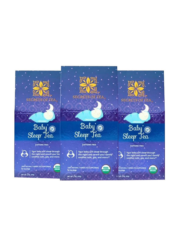 Secrets of Tea Baby Sleep Tea, 3 x 20 Tea Bags