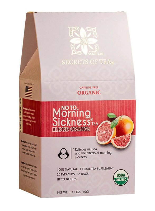 

Secrets of Tea Blood Orange Pregnancy Morning Sickness Tea, 20 Tea Bags