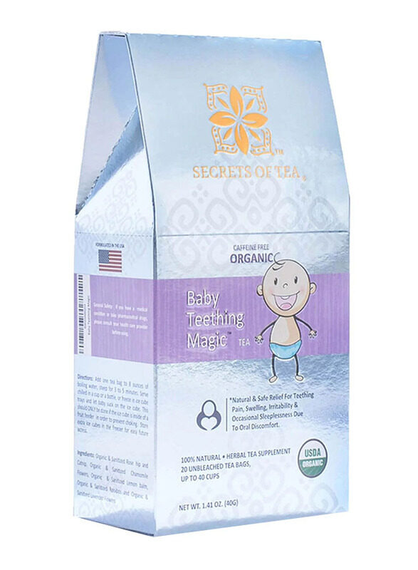 

Secrets of Tea Baby Teething Relief Tea, 20 Tea Bags