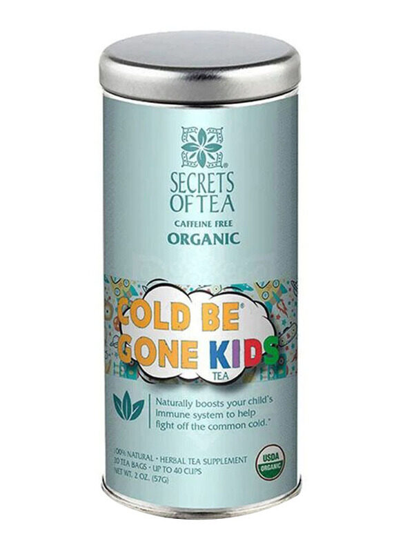 

Secrets of Tea Cold Be Gone Kids Cold Relief Kids Tea, 20 Tea Bags